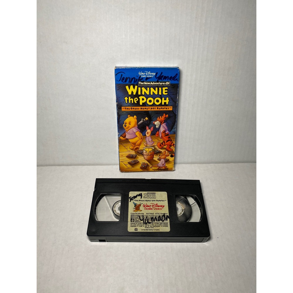 Winnie the Pooh The Great Honey Pot Robbery VHS Disney New‎ Adventures Vintage